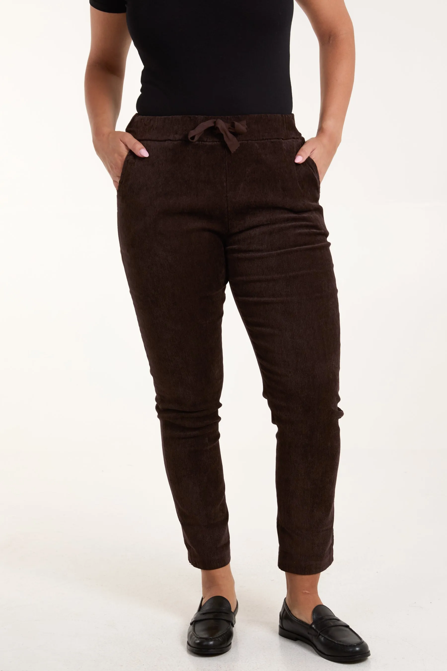Corduroy Magic Drawstring Trousers
