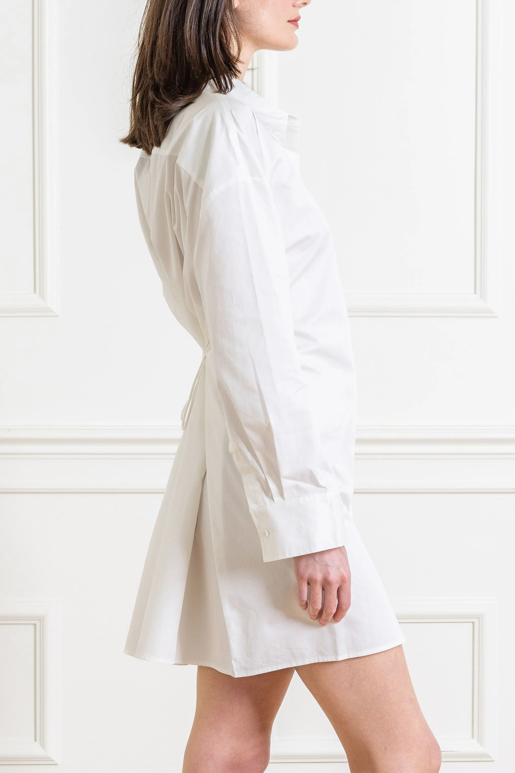Cotton Oversized Shirt Dress