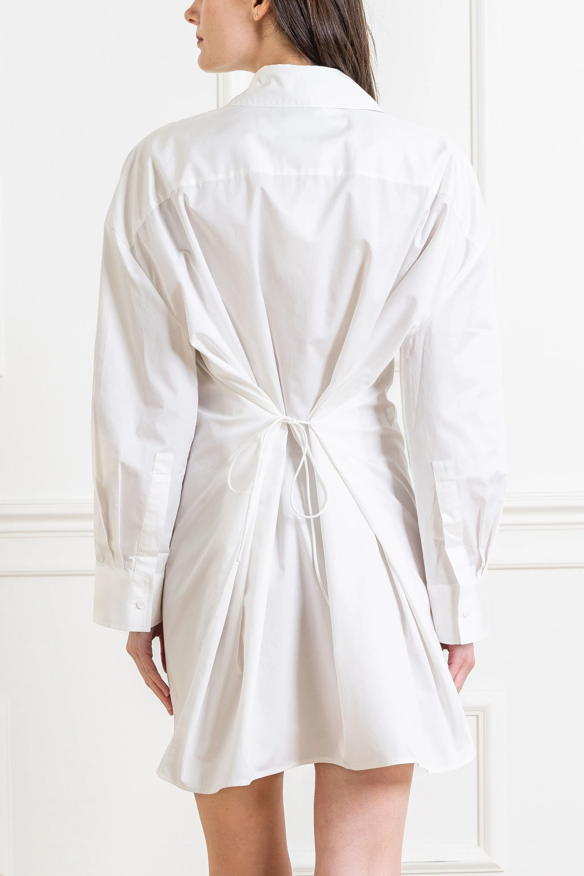 Cotton Oversized Shirt Dress