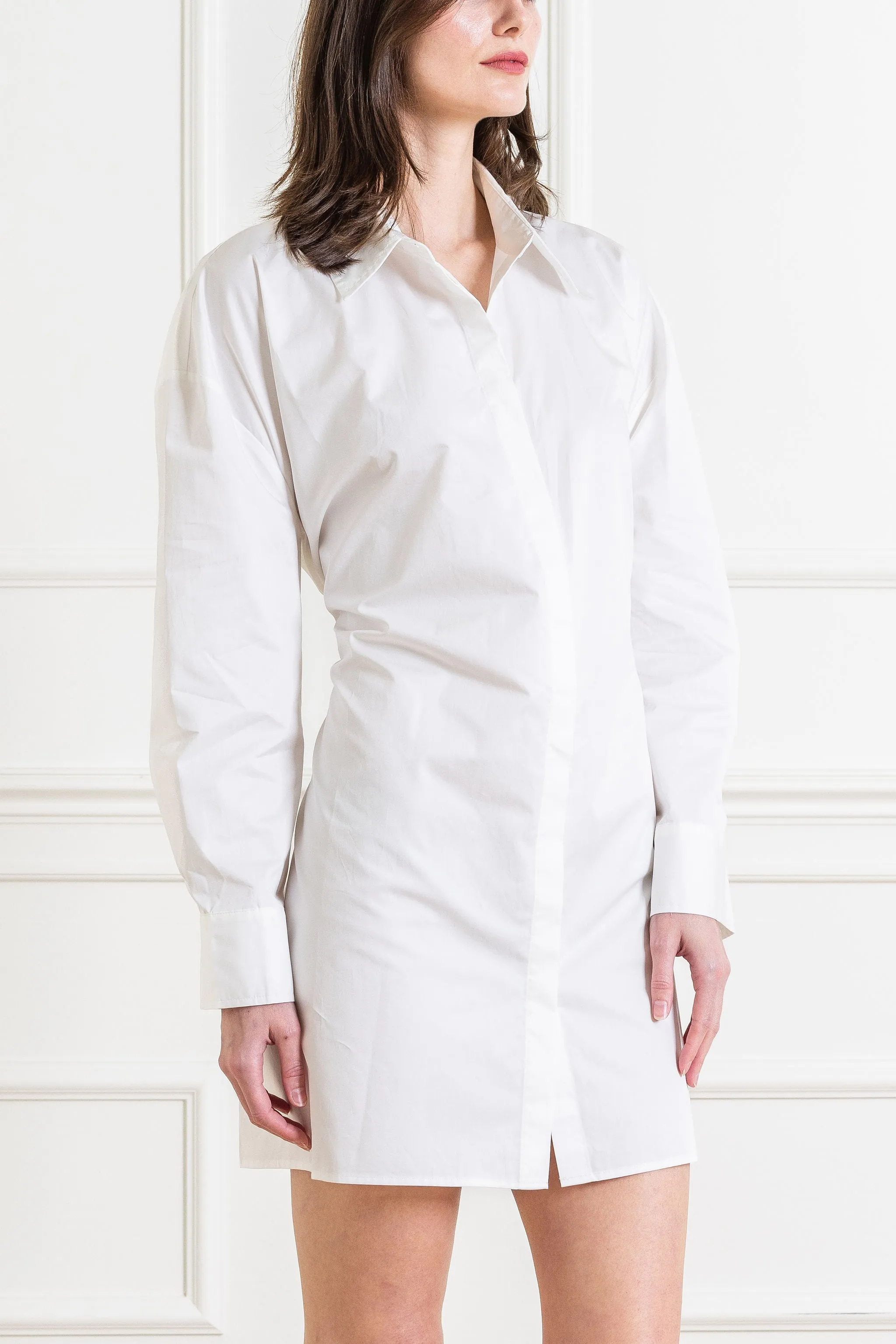 Cotton Oversized Shirt Dress