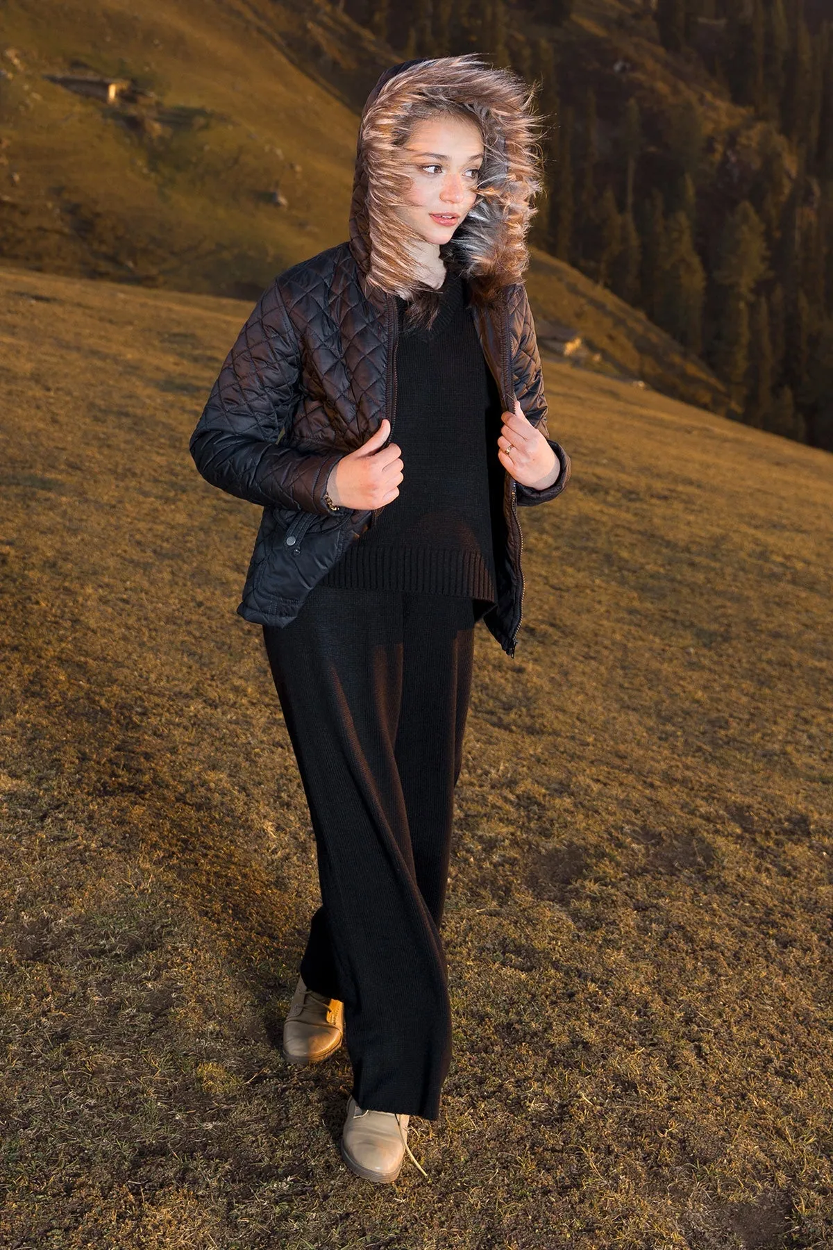 Diamond Qulited Puffer Jacket