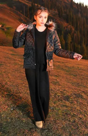 Diamond Qulited Puffer Jacket