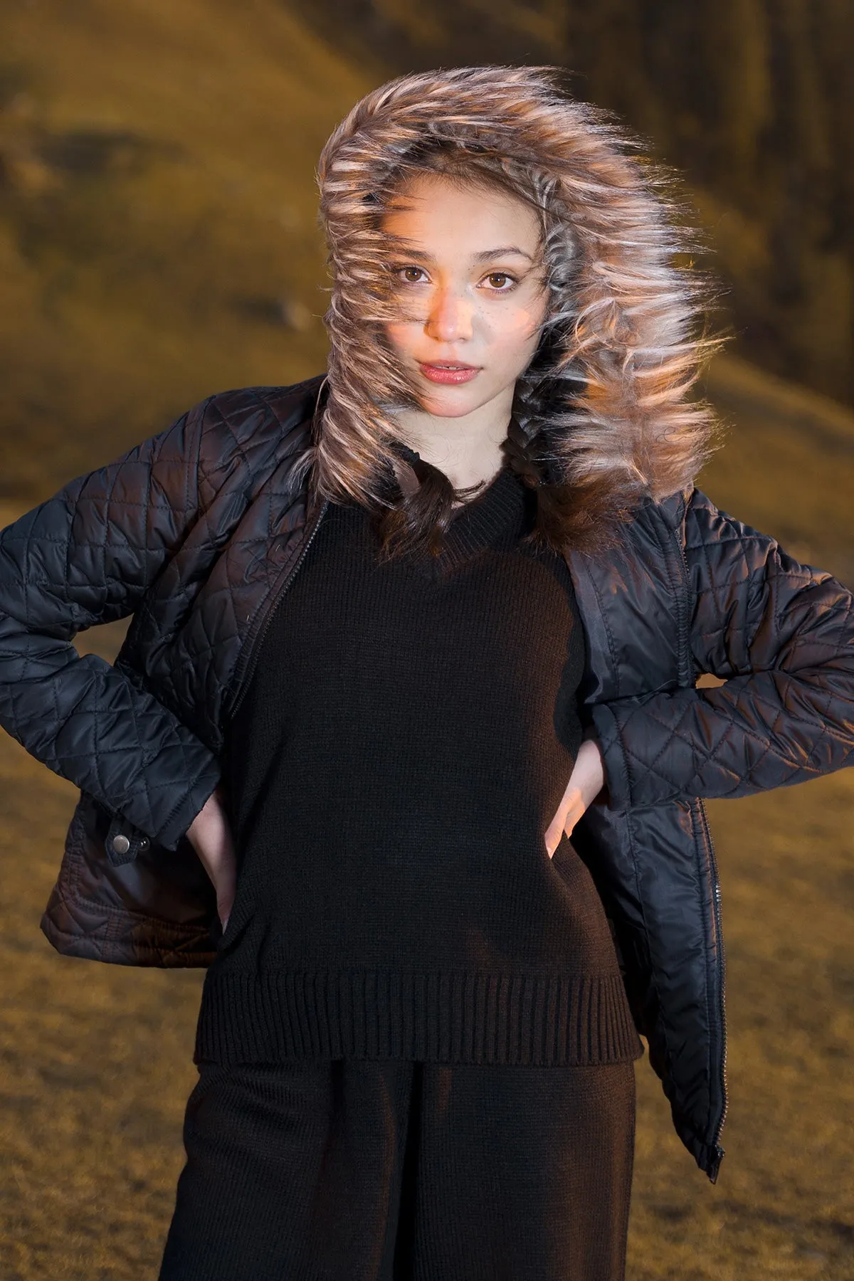 Diamond Qulited Puffer Jacket