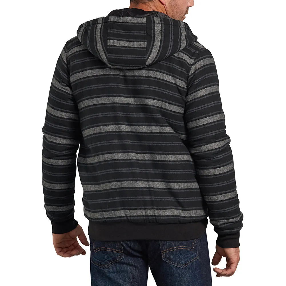 Dickies Men's TJ204 Modern Fit Quilted Hooded Bomber Shirt Jacket