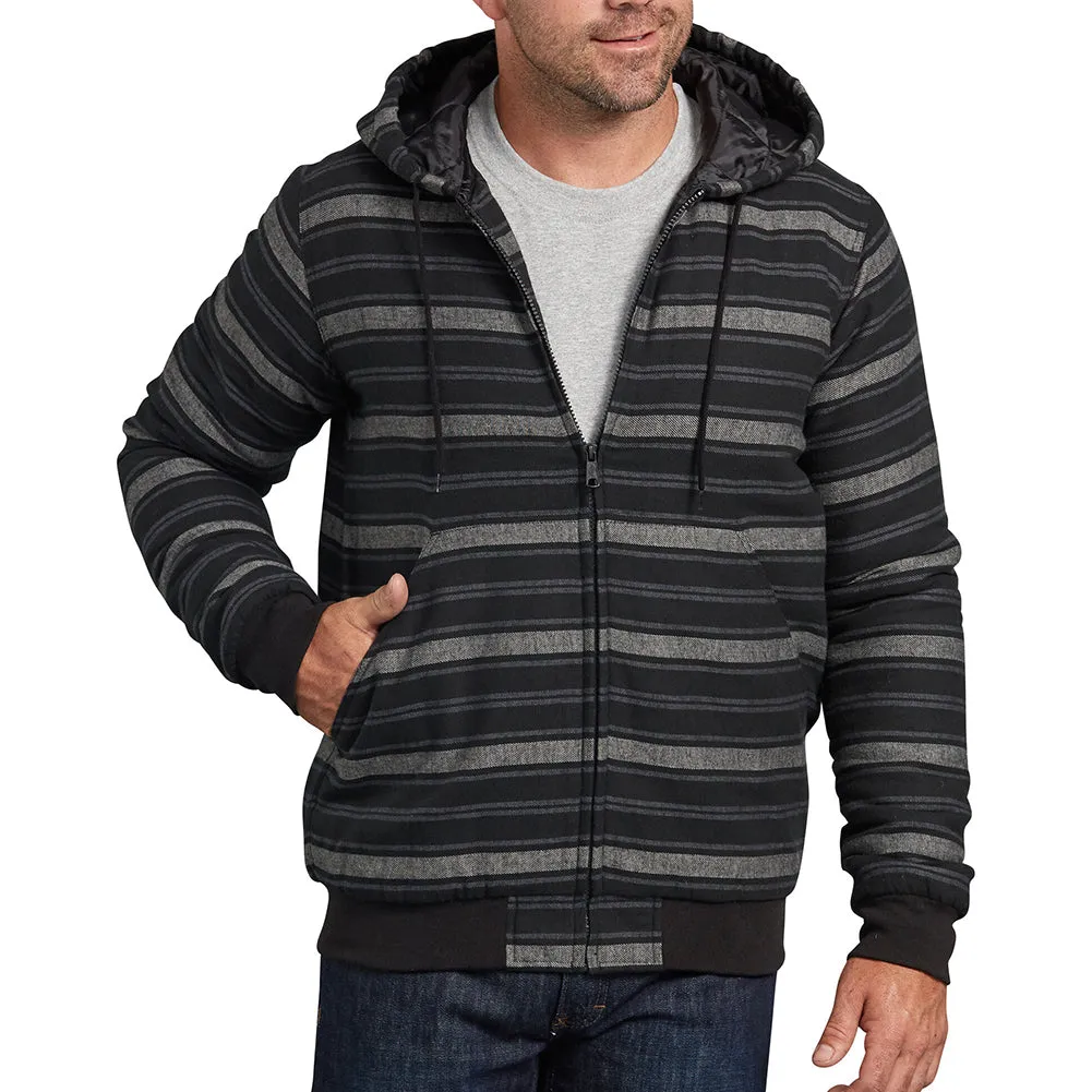Dickies Men's TJ204 Modern Fit Quilted Hooded Bomber Shirt Jacket