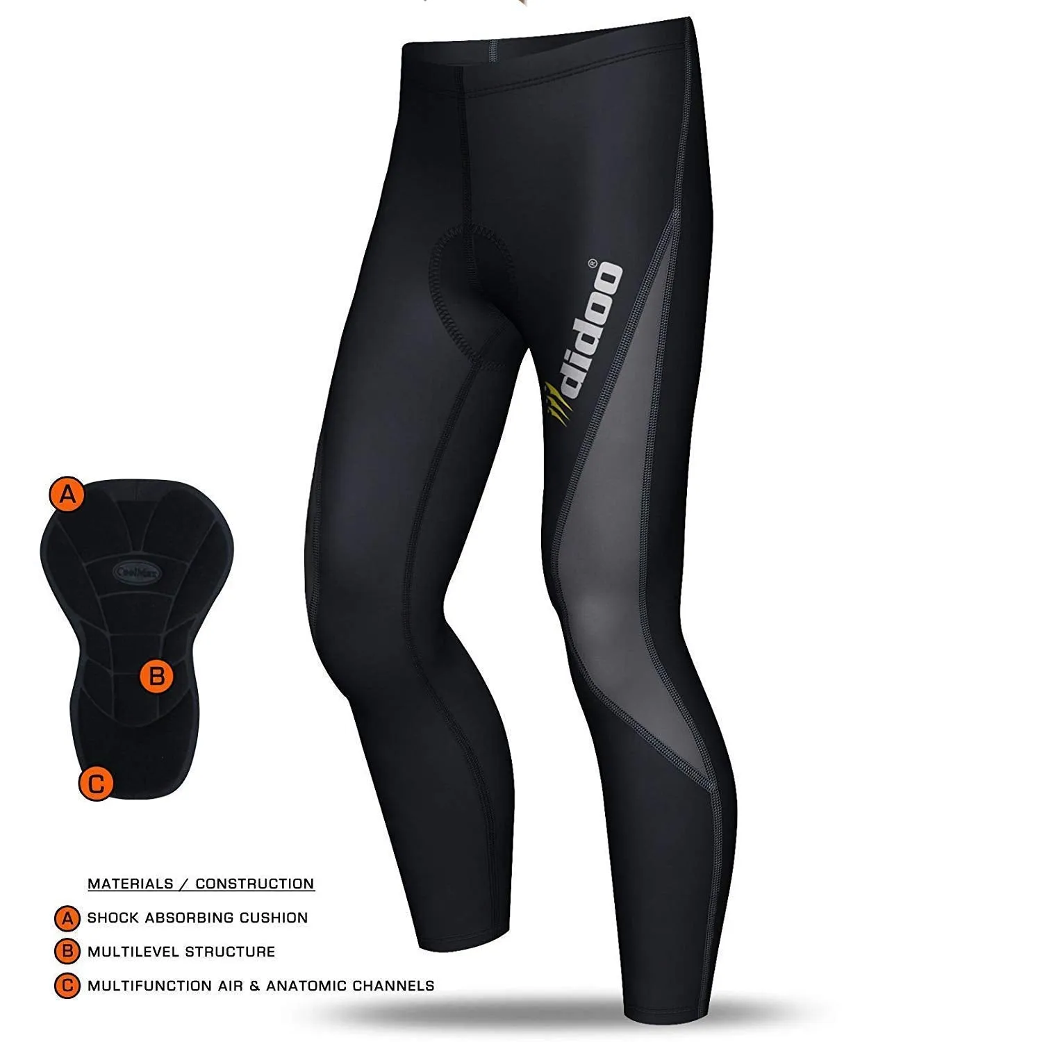 DiDoo Men's Classic Cycling Pant