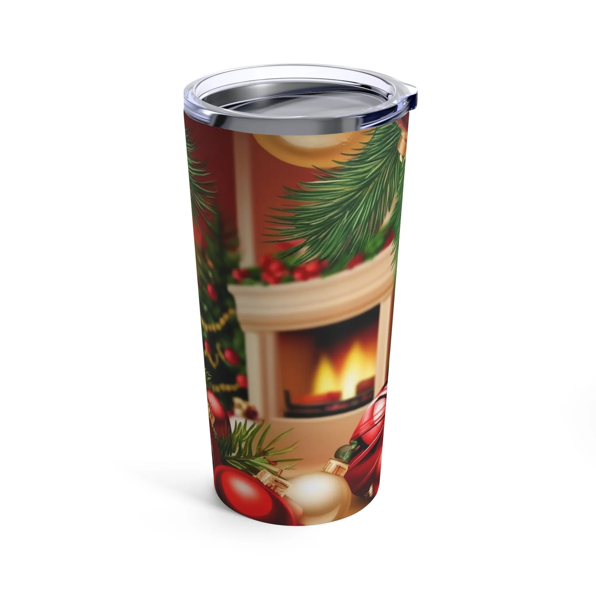Electronic Cloud Christmas-Themed 20oz Tumbler  Perfect for Holiday Sips!