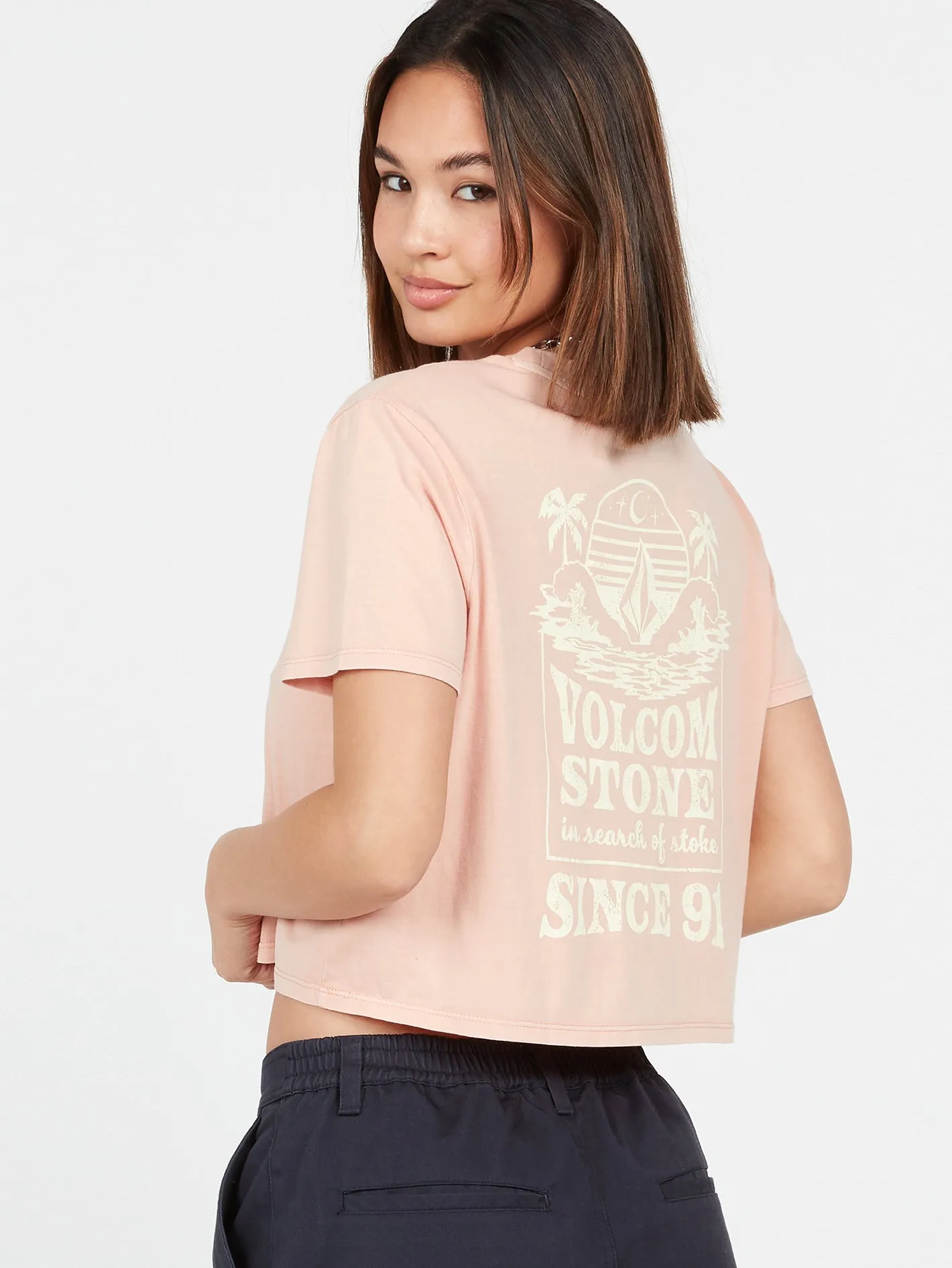 Enternet Short Sleeve Tee - Hazey Pink