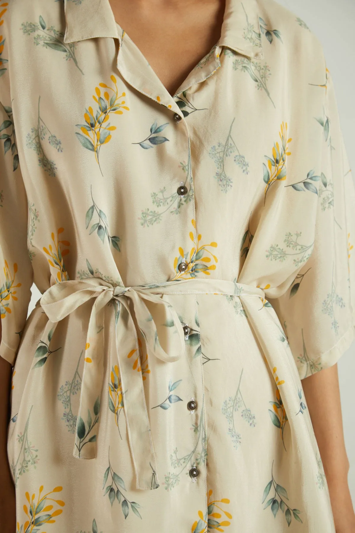 Fields of Summer Boxy Shirt Dress