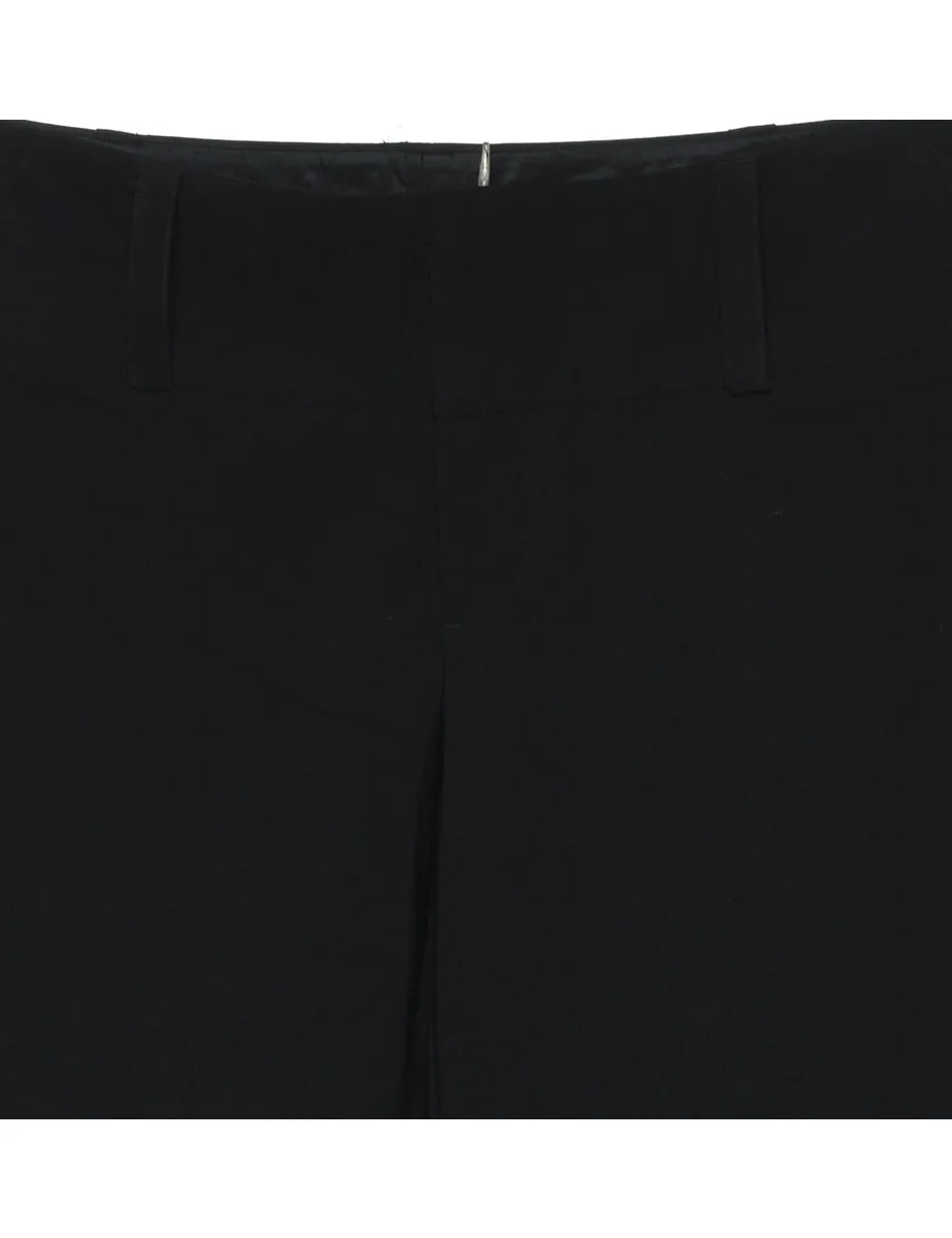 Flared Leg Black Trousers - W31 L32