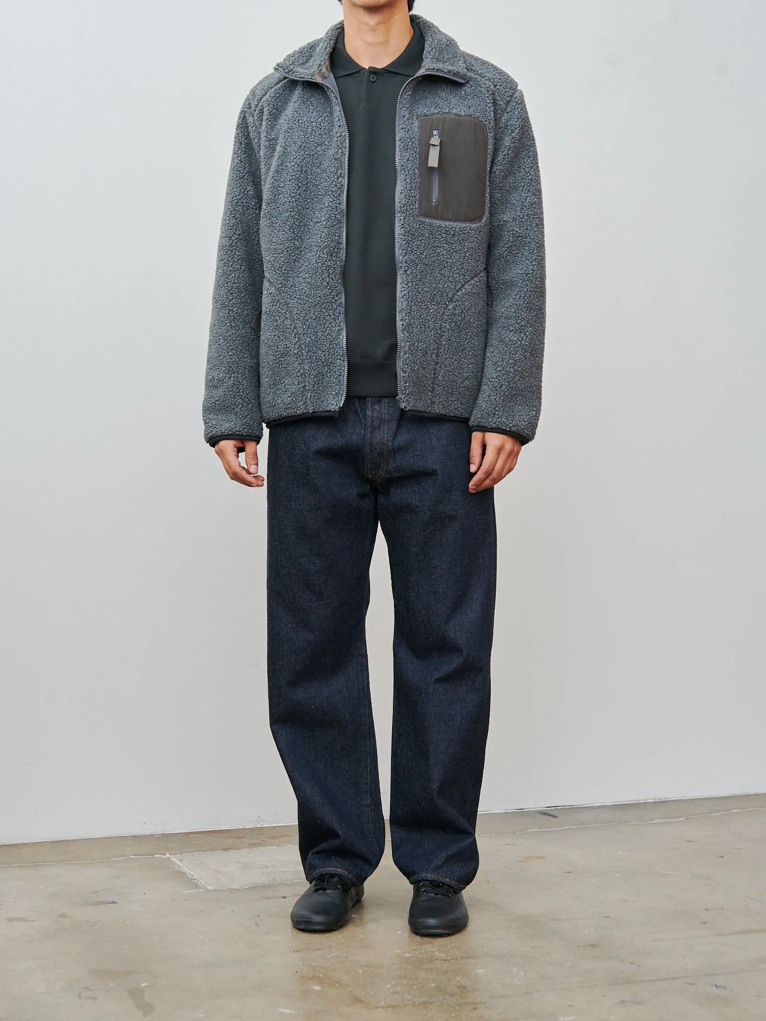 Fleece Blouson - Royal Blue
