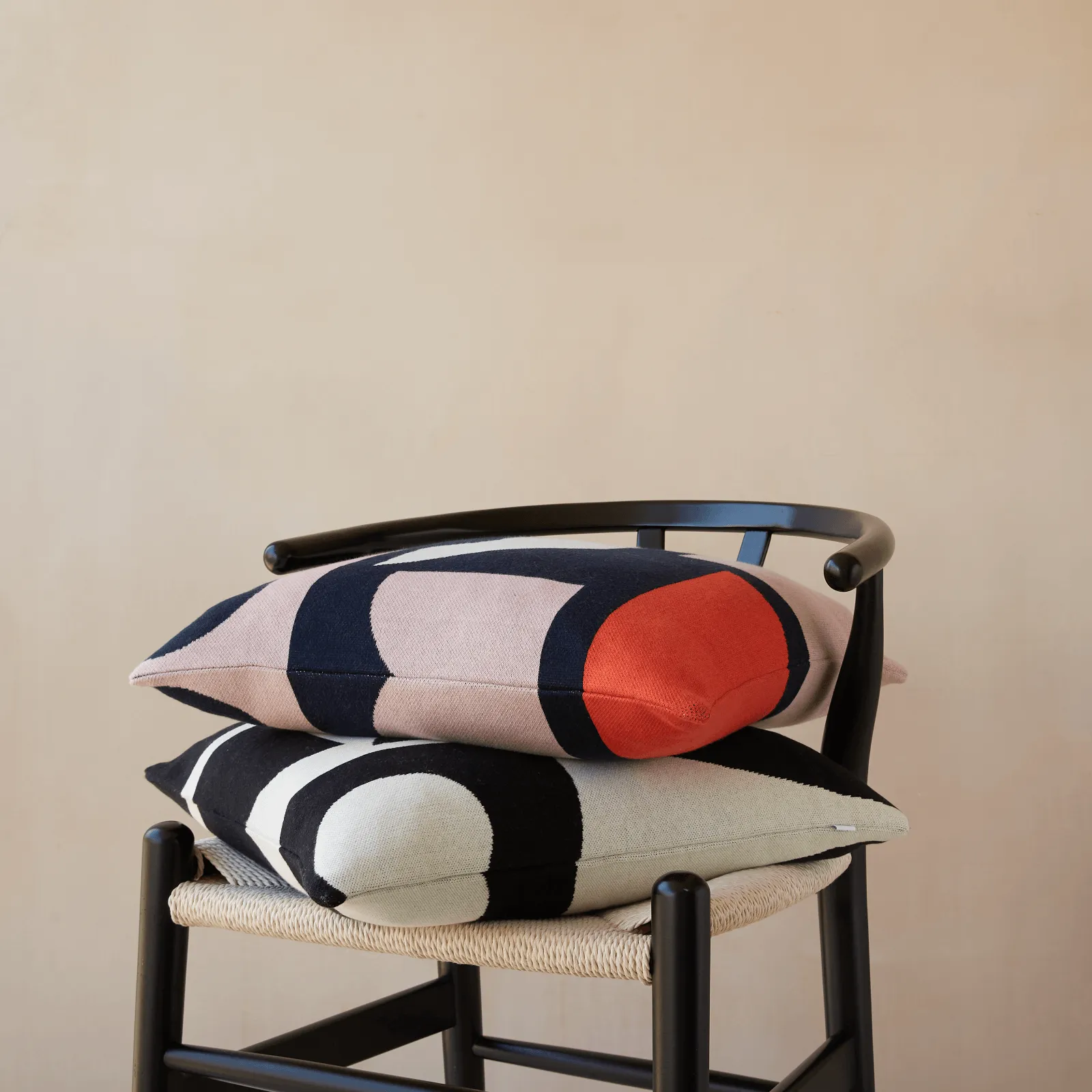 Form Cushion | Neutral | Cotton & Biodegradable Inner | by Sophie Home