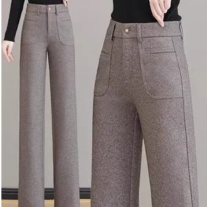 🔥✨[Gift For Her] Women's High Waisted Thermal Straight Leg Pants