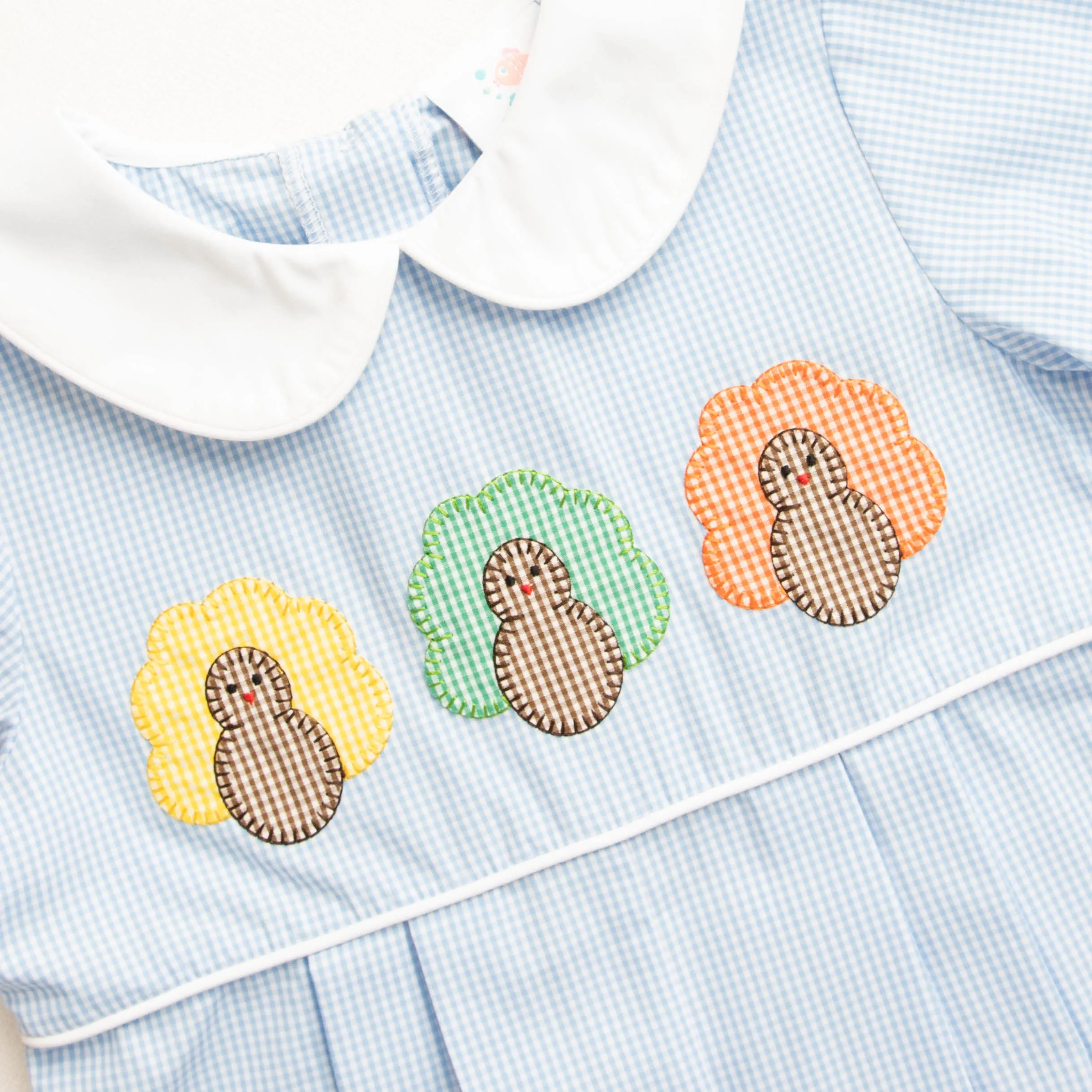 Give Thanks Applique Romper