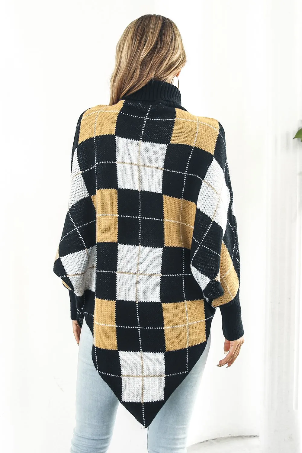 Gotta Vibe Turtleneck Poncho