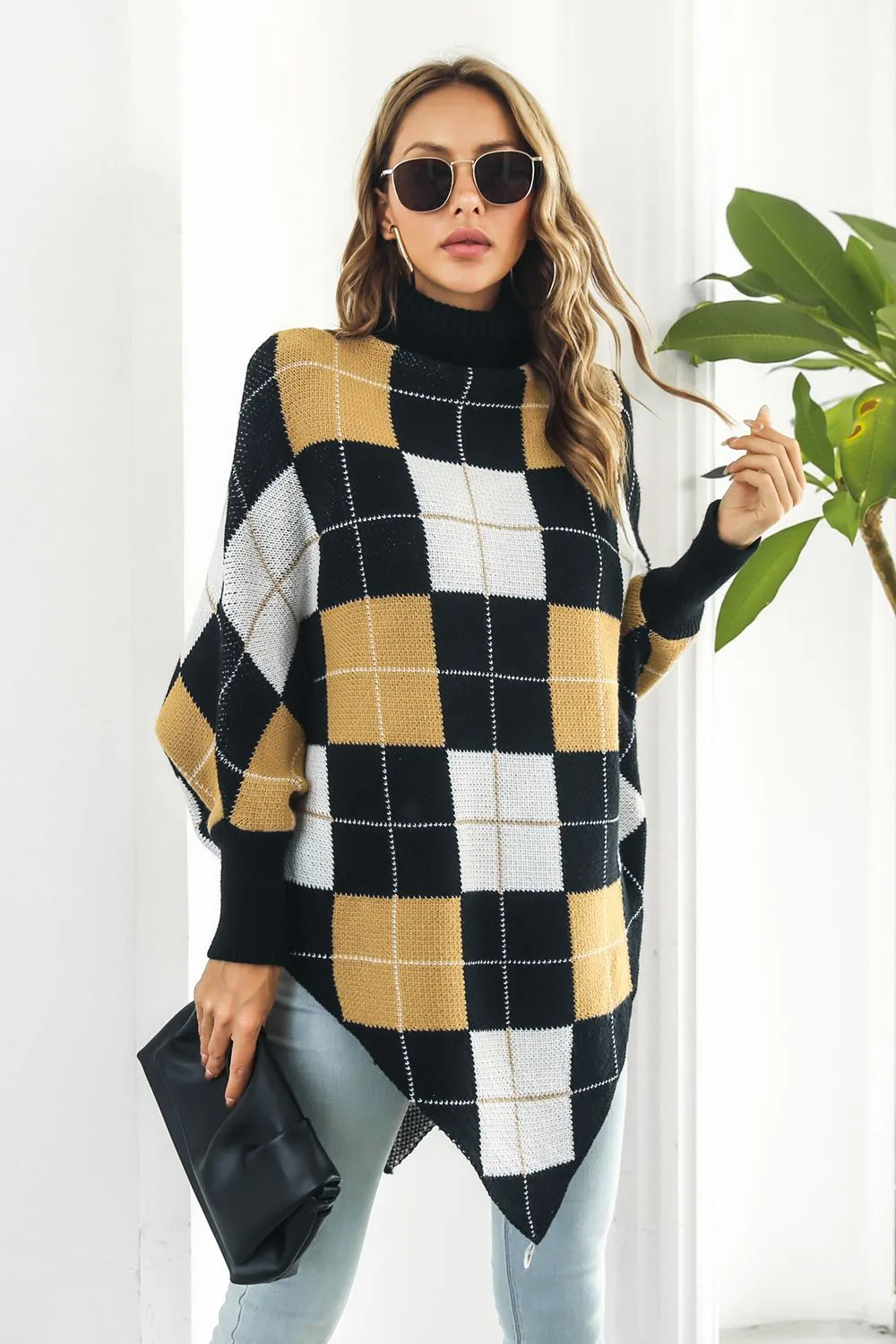 Gotta Vibe Turtleneck Poncho
