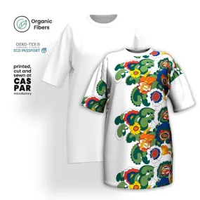 GROOVY KURBITS white - T-shirt dress (organic cotton)