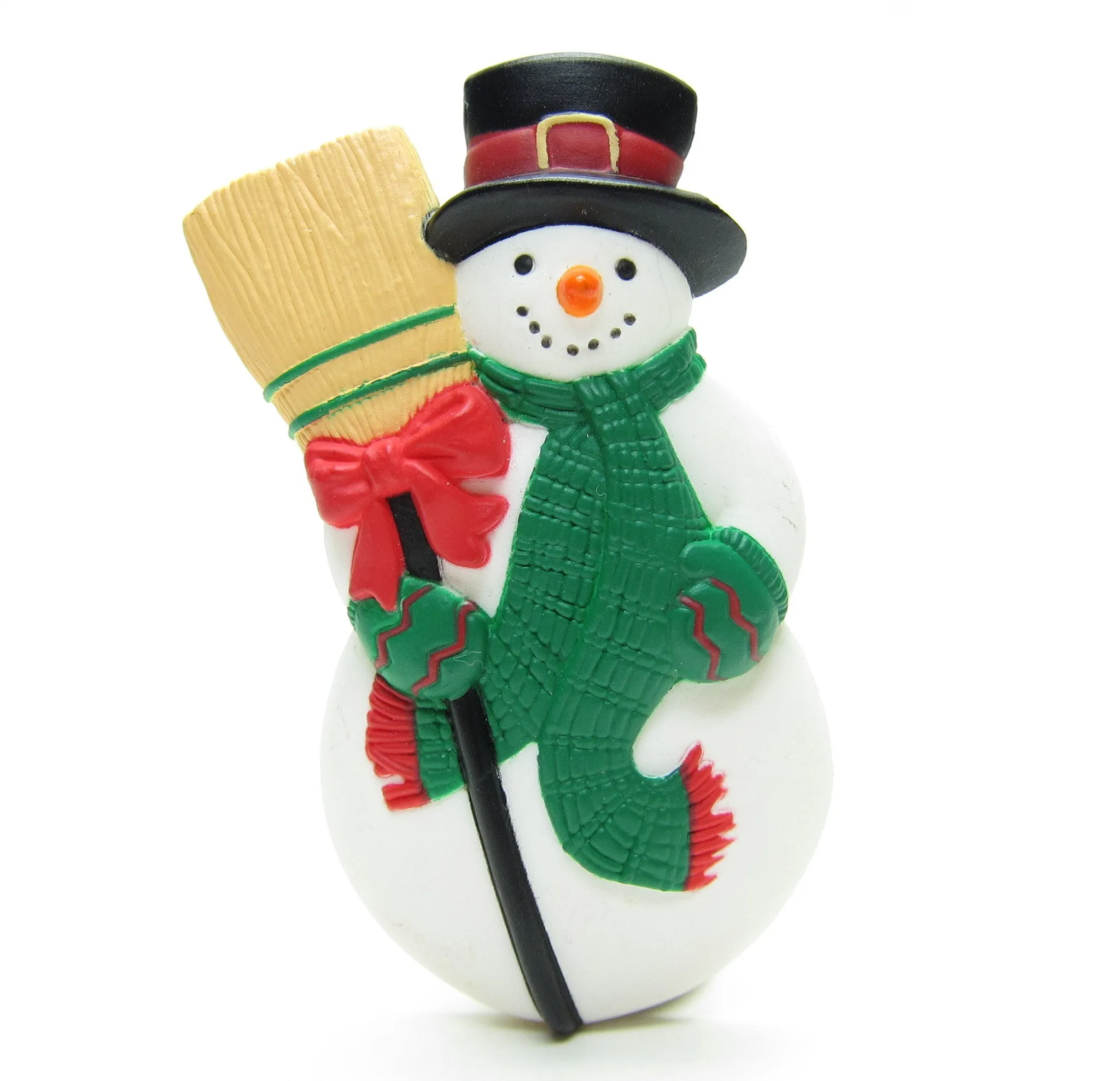 Hallmark Snowman Pin Vintage Holiday Christmas Lapel