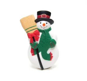Hallmark Snowman Pin Vintage Holiday Christmas Lapel