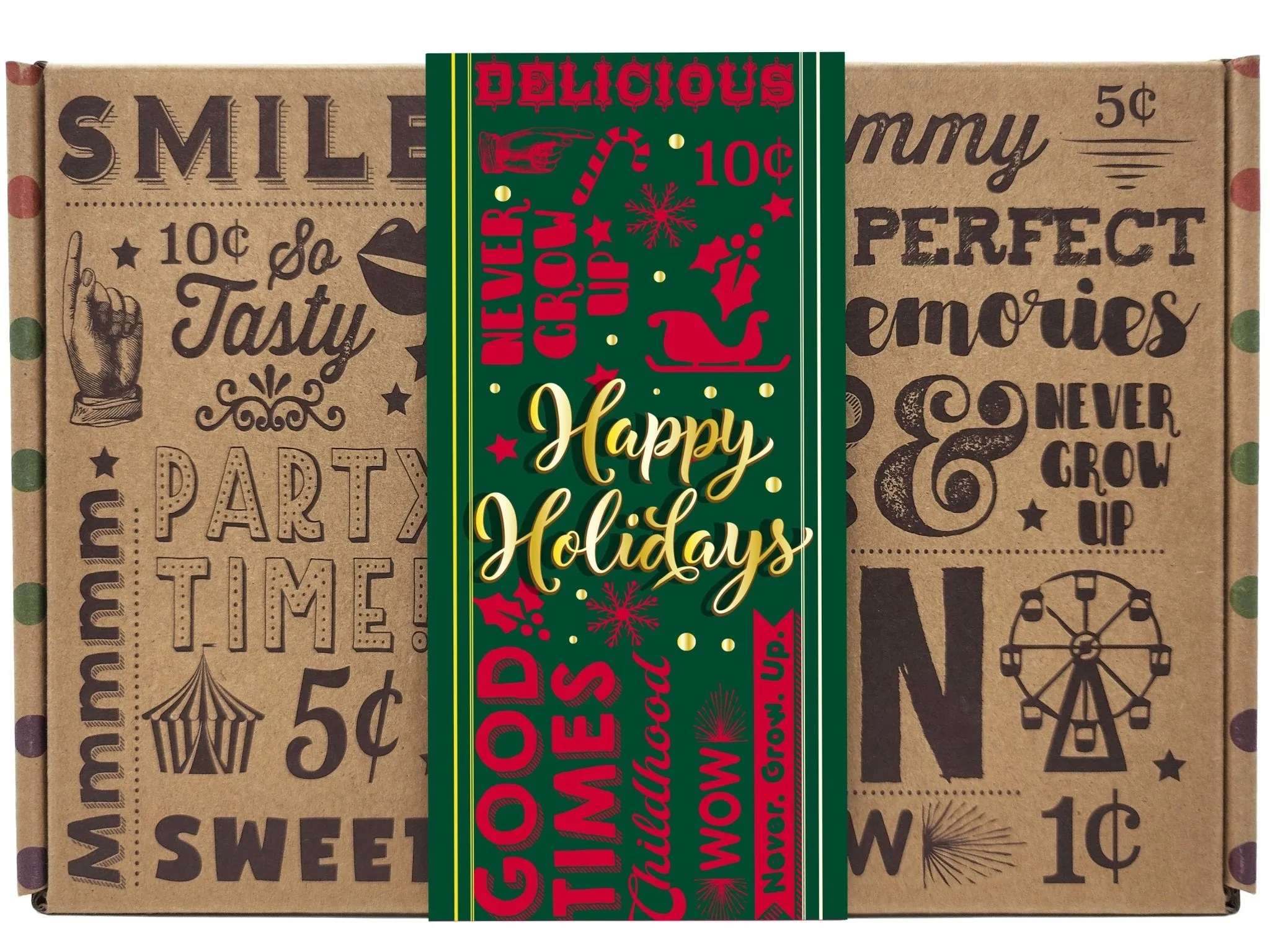 Happy Holidays Candy Care Package