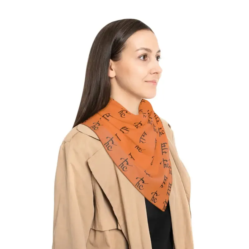 Hare Ram Pattern Poly Scarf Spiritual Elegance