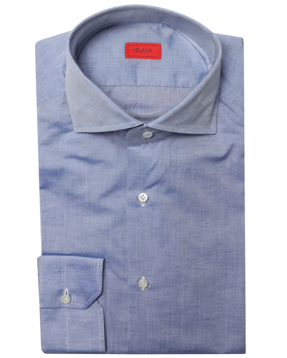 Heathered Lavender Cotton Blend Dress Shirt