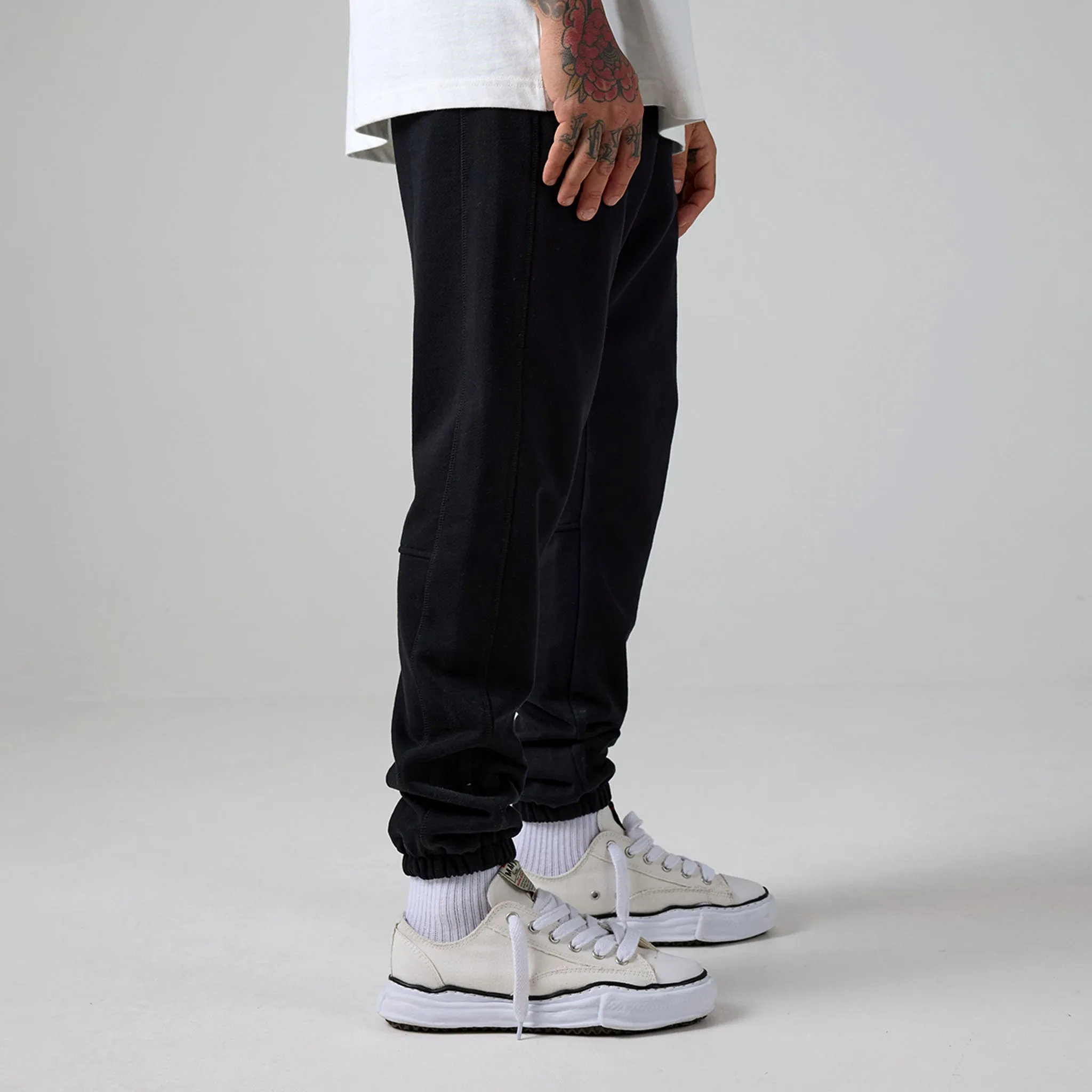 Heavyweight Cuffed Jogger | Black