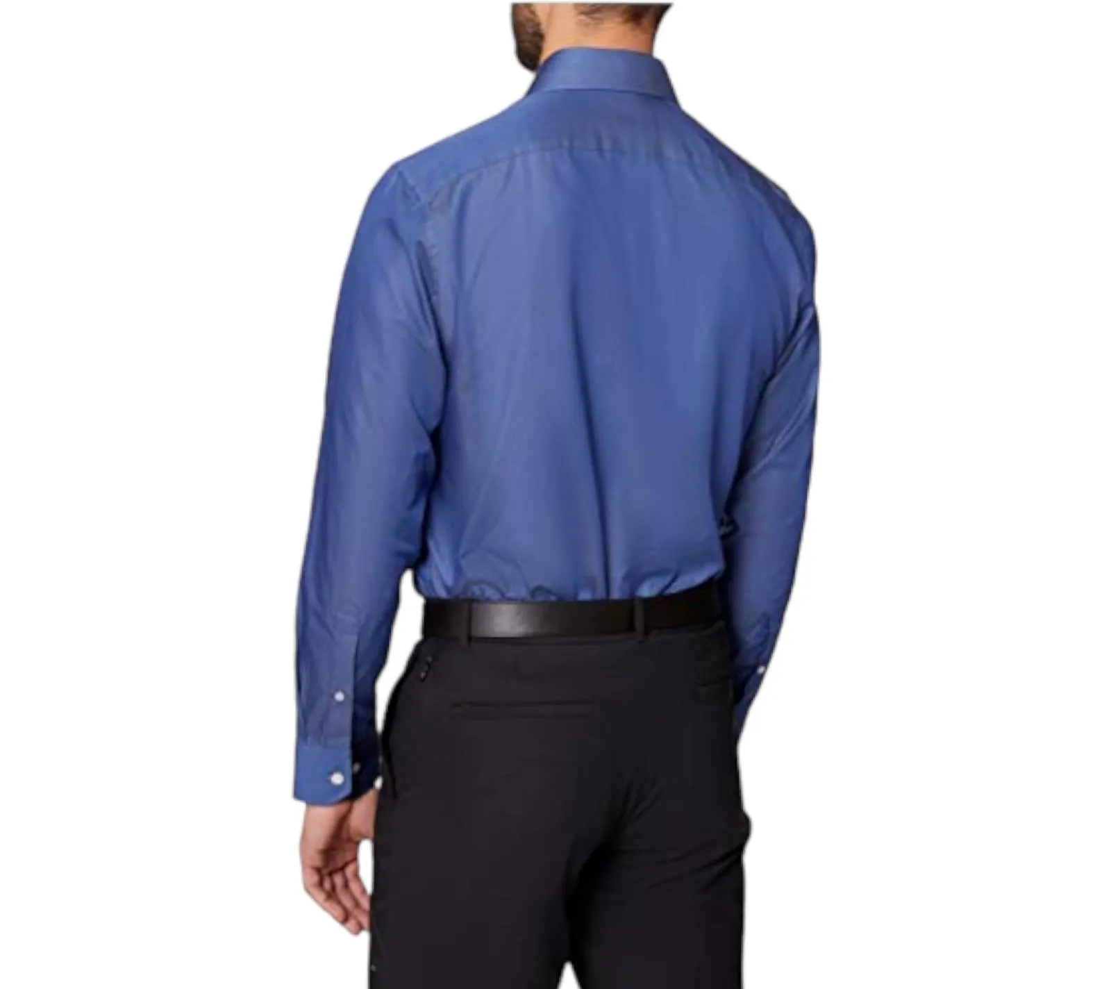 Hickey Freeman New York Men Long Sleeve Dress Shirt