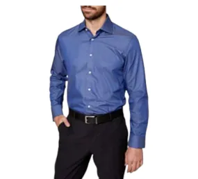 Hickey Freeman New York Men Long Sleeve Dress Shirt