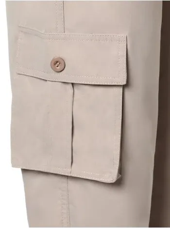 High Waist Pocket Design Cargo Pants