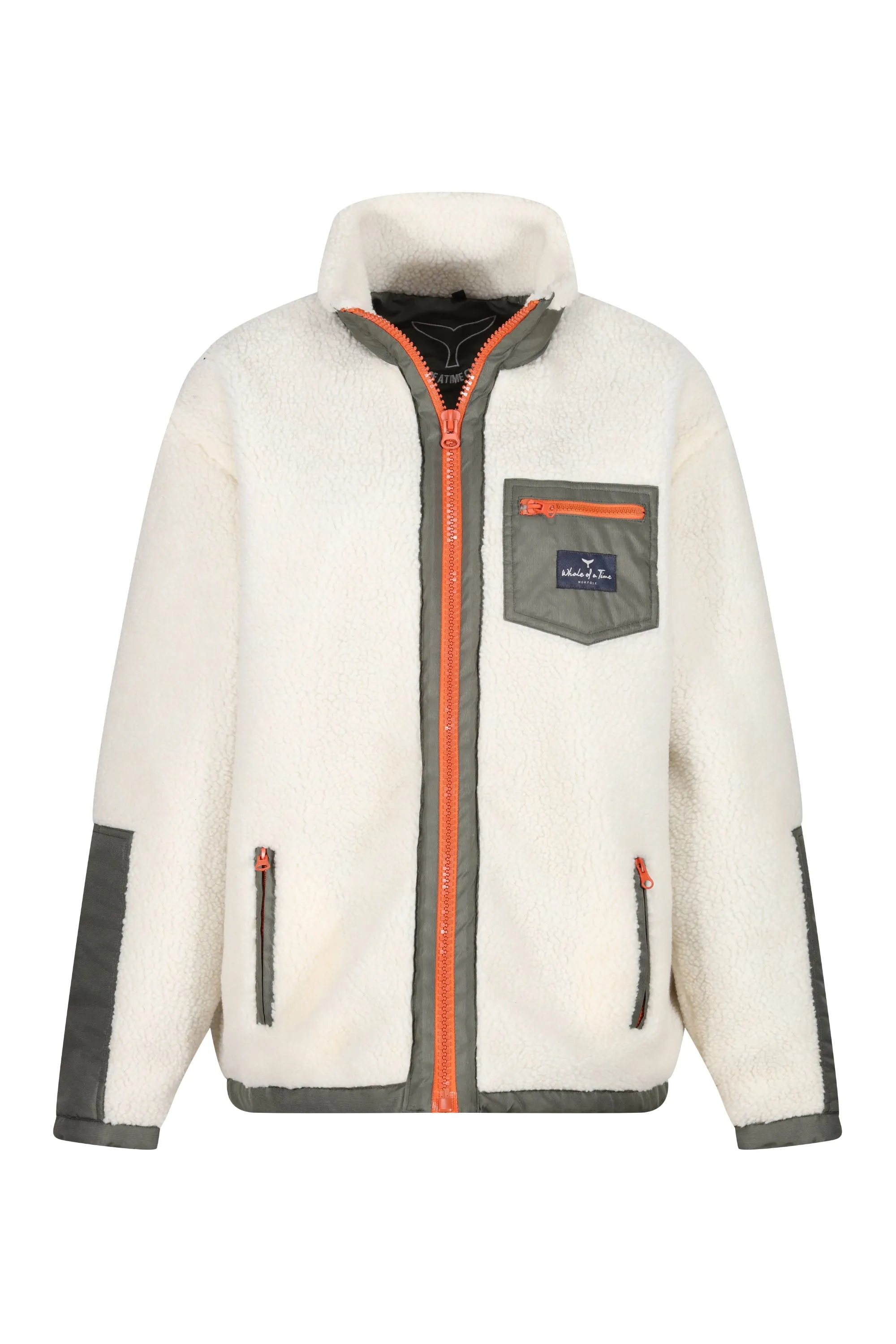 Highland Unisex Sherpa Jacket - Cream