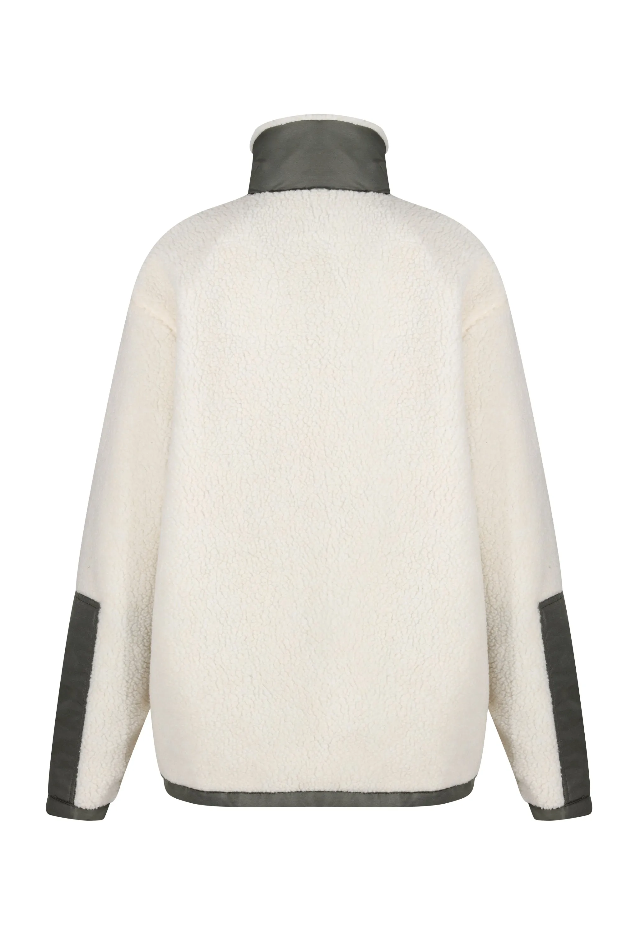 Highland Unisex Sherpa Jacket - Cream