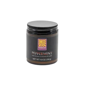 Holiday Amber Glass Aromatherapy - Peppermint