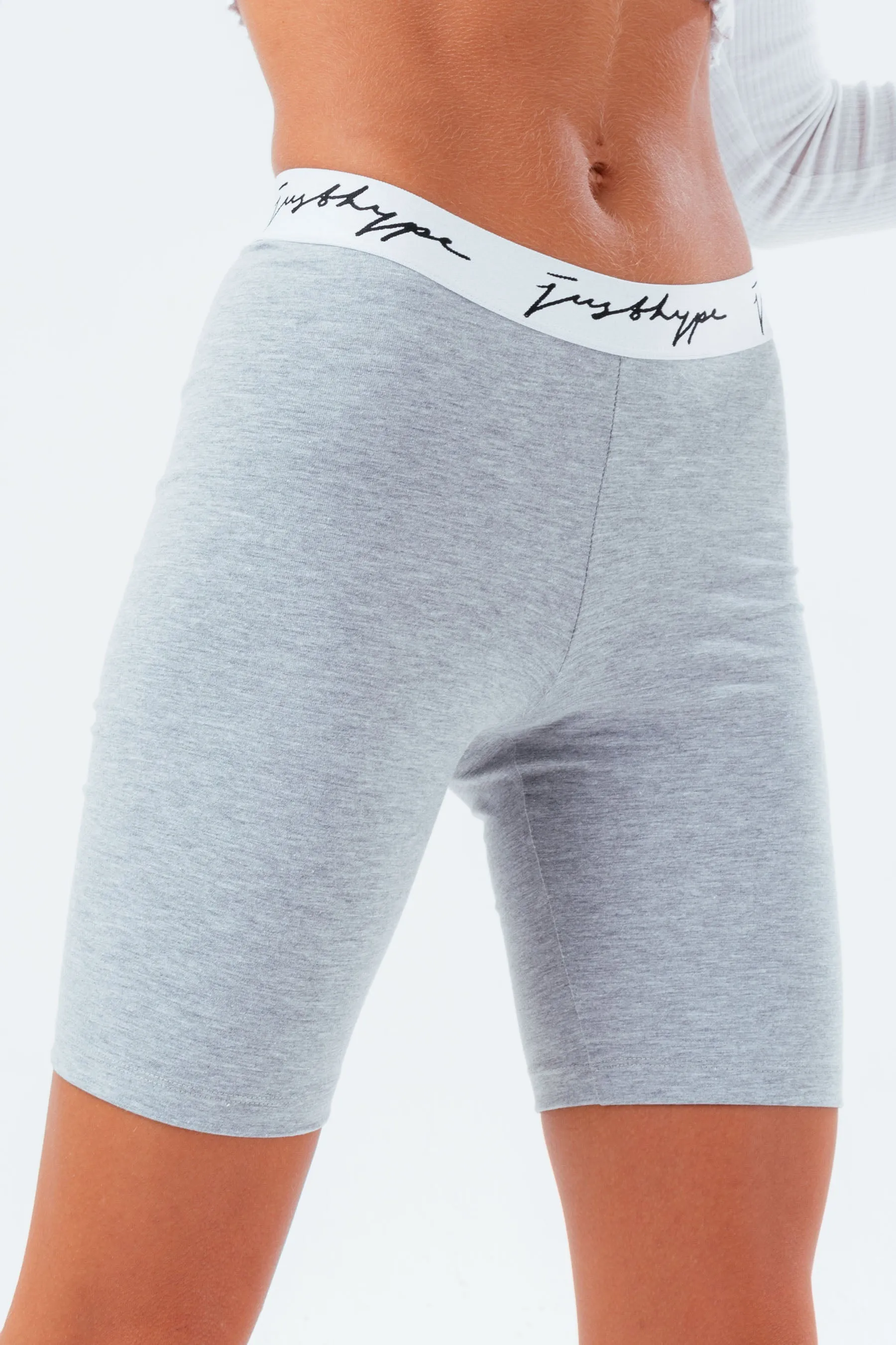 Hype Grey Marl Women'S Cycling Shorts