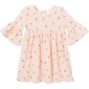 Infant & Toddler Girls Light Pink Daisies Gauze Dress