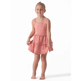 Infant & Toddler Girls Pink Raspberries Tiered Dress