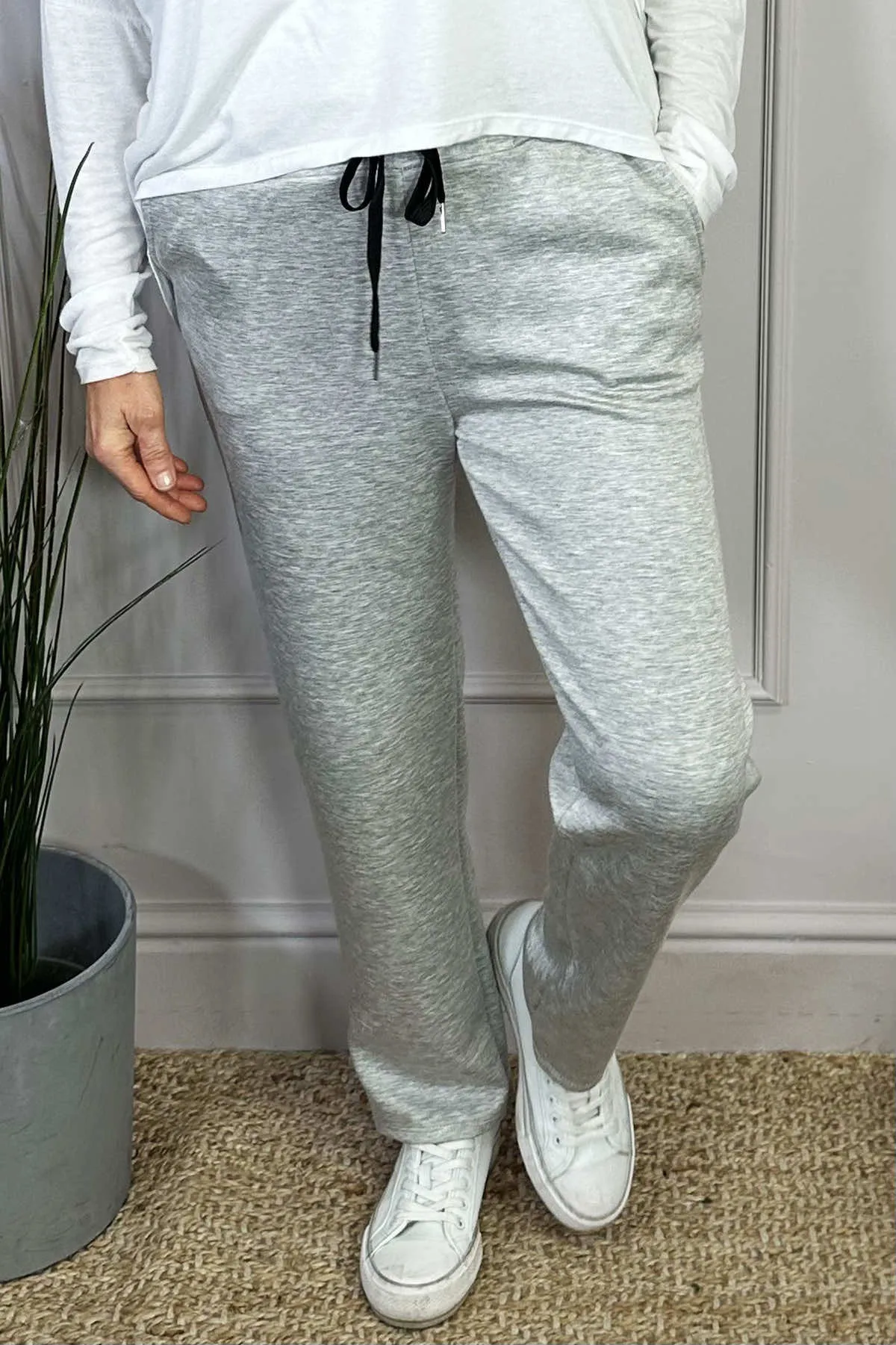 Ingrid Trousers Marl Grey