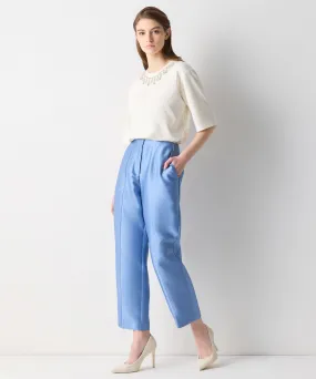 Ipekyol Carrot Fit Solid Trousers Blue