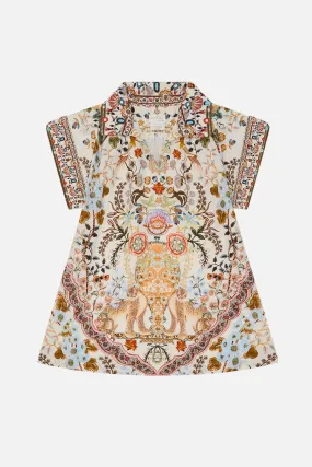 KIDS MINI SHIRT DRESS 12-14 IN HONOUR OF HEIRLOOMS