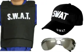 Kids Police S.W.A.T Costume 3-Piece Set
