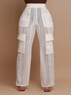 Knit Cargo Pants
