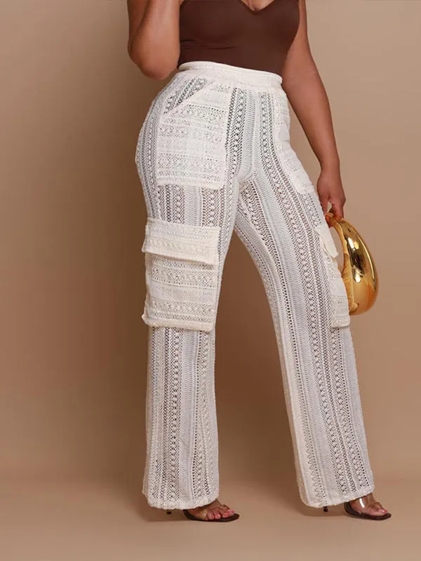 Knit Cargo Pants