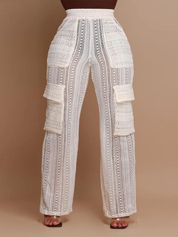 Knit Cargo Pants