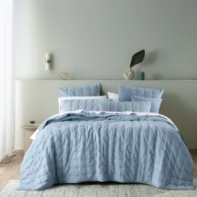 Langston Blue Comforter Set by Bianca