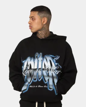 Loiter Love Is War Hoodie Black