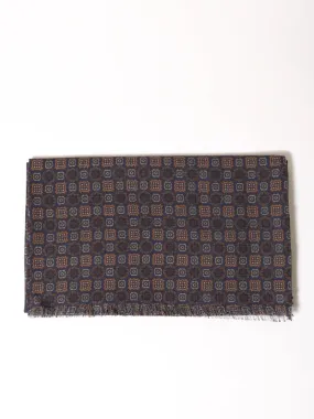 MEDALLION SCARF Marine