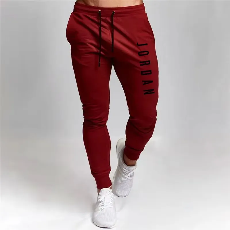 Men Loose and Versatile Stretch Trousers Cross-Border Spring and Autumn Sports Pants Casual Pants Slim Casual Sports Pants S-3XL