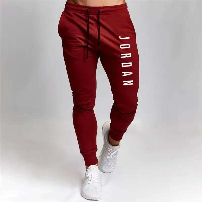 Men Loose and Versatile Stretch Trousers Cross-Border Spring and Autumn Sports Pants Casual Pants Slim Casual Sports Pants S-3XL