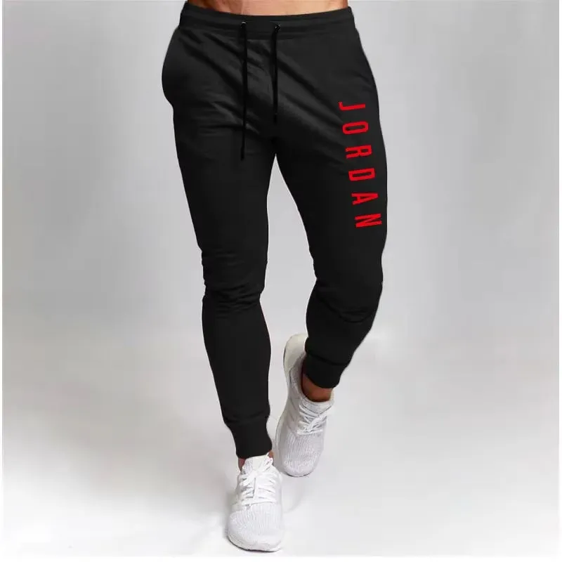 Men Loose and Versatile Stretch Trousers Cross-Border Spring and Autumn Sports Pants Casual Pants Slim Casual Sports Pants S-3XL