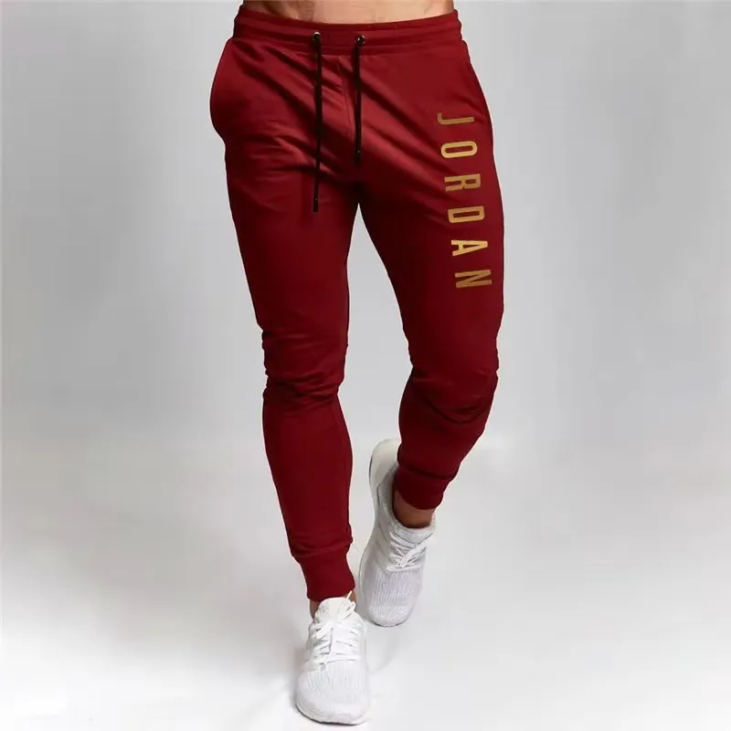 Men Loose and Versatile Stretch Trousers Cross-Border Spring and Autumn Sports Pants Casual Pants Slim Casual Sports Pants S-3XL